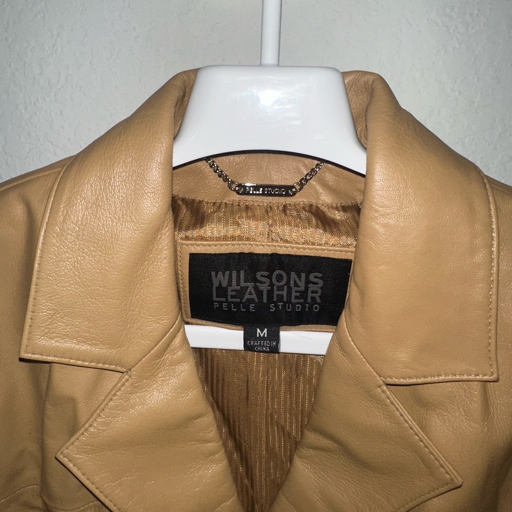 Wilson Leather x Pelle Studio Camel Jacket‎ Medium - Picture 5 of 13